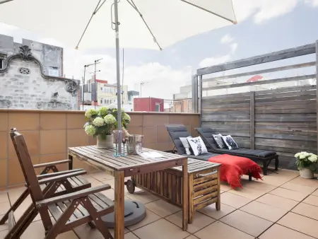Triplex avec Terrasse Privée, Piscine, et Parking à Gràcia, Barcelone - Photo 1