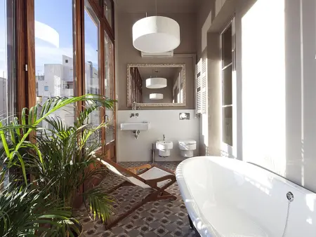 Appartement Boutique au Cœur de Barcelone, Capacité 8, Près du Métro, Confort Moderne - Photo 1