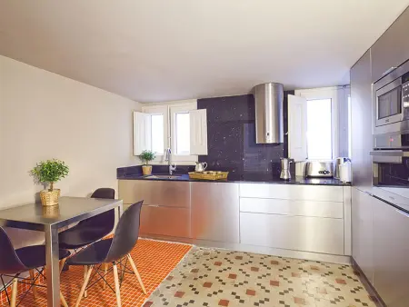 Appartement Boutique au Cœur de Barcelone, Capacité 8, Près du Métro, Confort Moderne - Photo 12