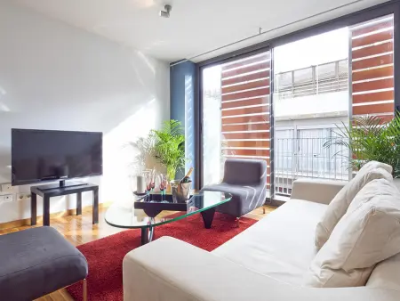 Barcelone: Triplex 6 Pers. avec Terrasse Privée, Clim, Parking et Wi-Fi - Photo 14