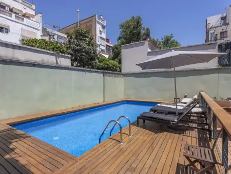 Appartement avec Terrasse Privée, Piscine et Parking au Centre de Barcelone - Photo 11