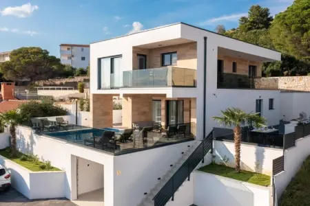 Villa Karla, Villa de luxe avec piscine et sauna - Photo 17