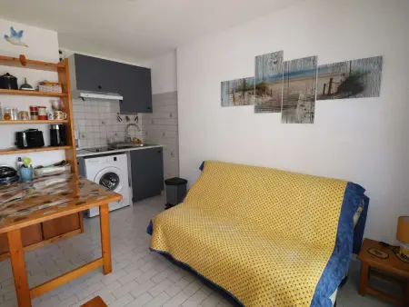 Studio cabine climatisé proche plage avec parking privé, piscines et jardins d'enfants - Photo 5