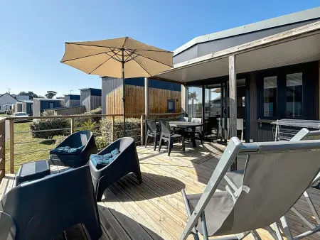 Mobil-home Confort 4 pers, plage à 200m, piscine chauffée, terrasse Sud, parking, wifi inclus - Photo 7