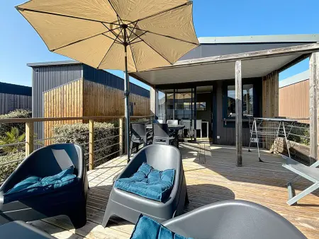 Mobil-home Confort 4 pers, plage à 200m, piscine chauffée, terrasse Sud, parking, wifi inclus - Photo 8