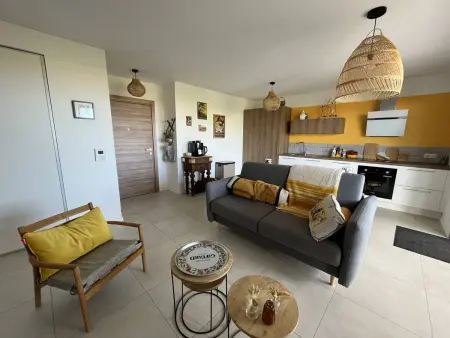 Appartement 2P, 4 Couchages, Terrasse et Jardin, à 450m de la Plage - Porticcio - Photo 5
