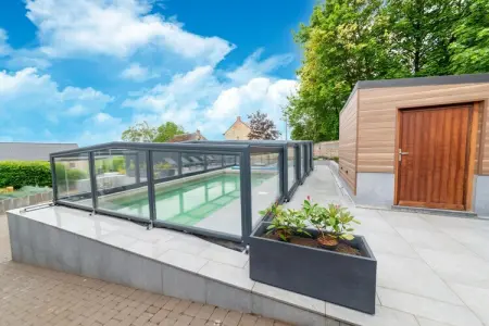 Gite à la ferme avec Piscine intérrieur  sauna et bains à remous, Endroit élégant à Goesnes - Photo 6