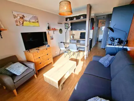 Grand studio rénové, confort moderne, balcon sud, proche ski et randonnées - Photo 3