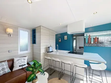 Mobil-Home Confort 6p, 3 Chambres, 2 SDB, Plage à 200m, Piscine Chauffée, Fitness, Wifi Gratuit - Photo 5