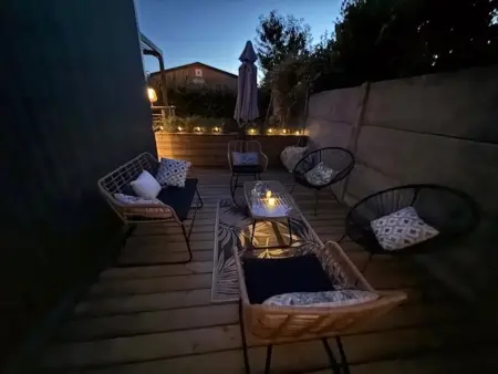 Mobil-Home Confort 6p, 3 Chambres, 2 SDB, Plage à 200m, Piscine Chauffée, Fitness, Wifi Gratuit - Photo 16