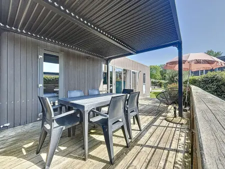 Mobil-Home Confort 6p, 3 Chambres, 2 SDB, Plage à 200m, Piscine Chauffée, Fitness, Wifi Gratuit - Photo 24
