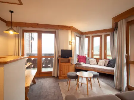 Appartement cosy avec 2 balcons, casier à skis et services inclus, Valmorel - Photo 2