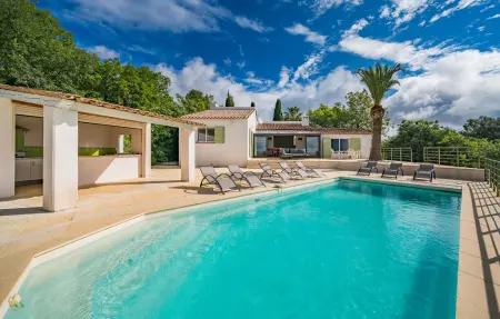House with pool panoramic view, Maison 10 personnes à Saint Cézaire sur Siag - Photo 1