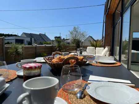 Maison contemporaine de plain-pied avec jardin clos et parking privé à Barneville-Carteret - Photo 8