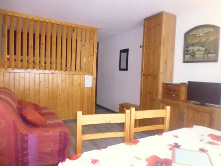 Studio cabine 4 pers avec balcon face aux pistes - La Mongie - Photo 1
