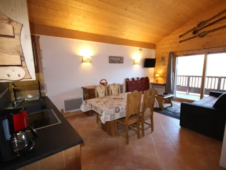 Les Saisies-Bisanne 1500 : Appartement 3 pièces avec accès piscine, parking, animaux admis - Photo 7