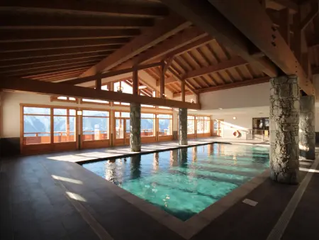 Les Saisies-Bisanne 1500 : Appartement 3 pièces avec accès piscine, parking, animaux admis - Photo 11