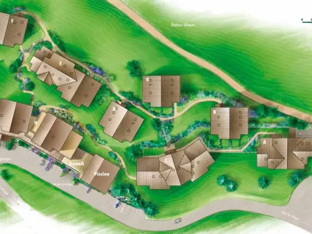Les Saisies-Bisanne 1500 : Appartement 3 pièces avec accès piscine, parking, animaux admis - Photo 16