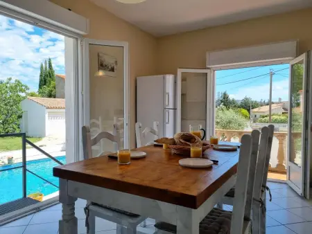 Louis, Chaleureuse villa avec piscine privé et terrasse - Photo 10