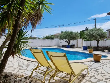 Louis, Chaleureuse villa avec piscine privé et terrasse - Photo 26
