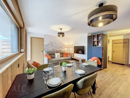 Appartement d'Exception 2 Chambres, 63 m², au Pied des Pistes, Parking Inclus, Wi-Fi - Photo 1