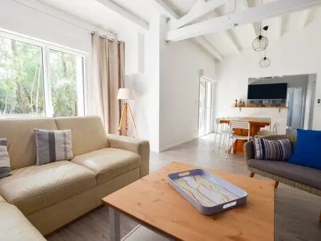 Villa rénovée avec jardin, climatisation, Wi-Fi, 8 pers, La Palmyre - Photo 1