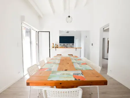 Villa rénovée avec jardin, climatisation, Wi-Fi, 8 pers, La Palmyre - Photo 5