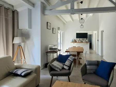 Villa rénovée avec jardin, climatisation, Wi-Fi, 8 pers, La Palmyre - Photo 7
