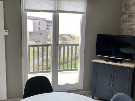 Cabourg: Appartement 3P à 200m de la plage, 2 chambres, balcon, internet - Photo 4