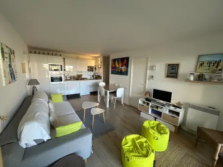 Appartement 3 pièces avec jardinet, 6 personnes, internet, proche Grand Hôtel de Cabourg - Photo 2