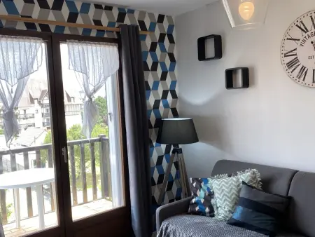 Appartement 2 Pièces à Cabourg, Proche Plage et Thalasso, Balcon, Wifi, 4 Pers - Photo 1