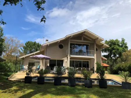 Villa contemporaine à Seignosse avec piscine chauffée, proche océan - Photo 2