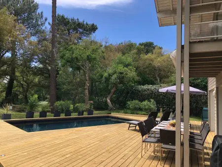 Villa contemporaine à Seignosse avec piscine chauffée, proche océan - Photo 5