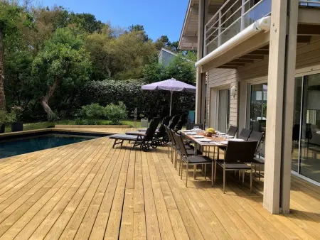 Villa contemporaine à Seignosse avec piscine chauffée, proche océan - Photo 6