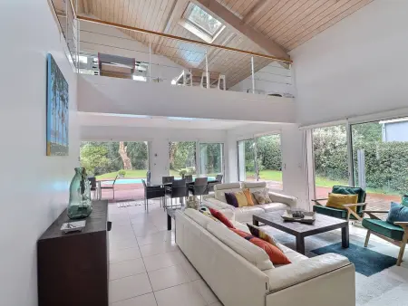 Villa contemporaine à Seignosse avec piscine chauffée, proche océan - Photo 8
