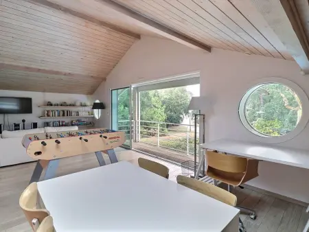 Villa contemporaine à Seignosse avec piscine chauffée, proche océan - Photo 14