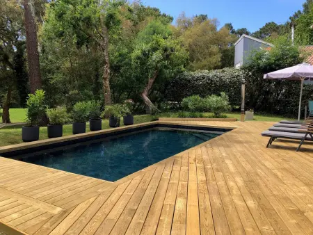 Villa contemporaine à Seignosse avec piscine chauffée, proche océan - Photo 28