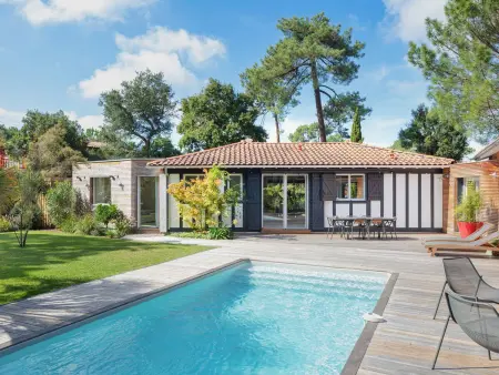 Villa avec piscine chauffée, jardin exotique, au calme proche plages et commerces, Capbreton - Photo 1
