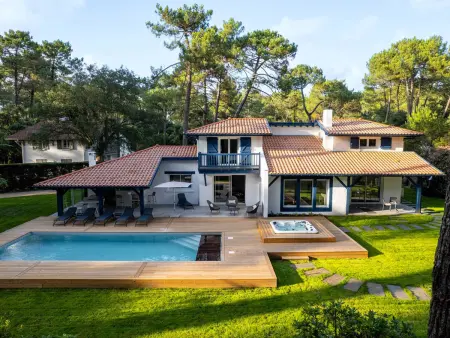 Villa de luxe avec piscine chauffée, jacuzzi, sauna au cœur de la forêt des Landes - Photo 2