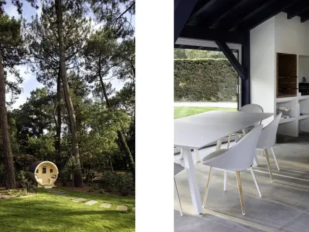 Villa de luxe avec piscine chauffée, jacuzzi, sauna au cœur de la forêt des Landes - Photo 8