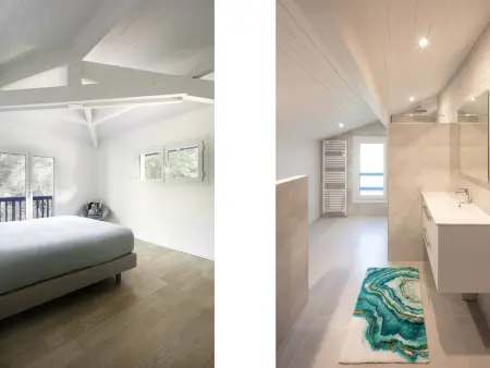 Villa de luxe avec piscine chauffée, jacuzzi, sauna au cœur de la forêt des Landes - Photo 13