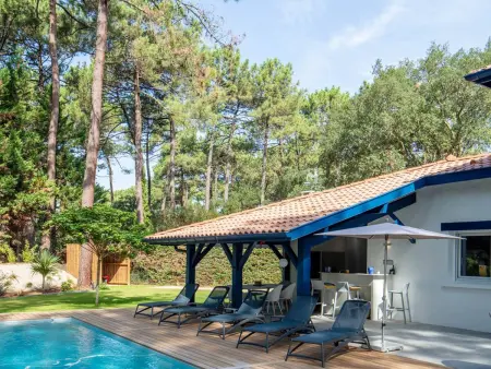 Villa de luxe avec piscine chauffée, jacuzzi, sauna au cœur de la forêt des Landes - Photo 21