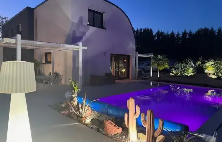 Modern Villa with Private Pool, Maison 11 personnes à Saint Aignan Grandlieu - Photo 9