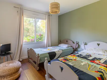 Villa familiale avec piscine chauffée, clim, 4 chambres, proche golf et plages - Photo 25