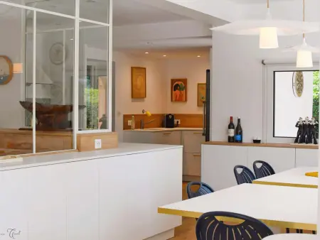Superbe maison rénovée, 250m de l'océan, 12 pers, terrasse, jardin, proche plage Kerleven et golf - Photo 12