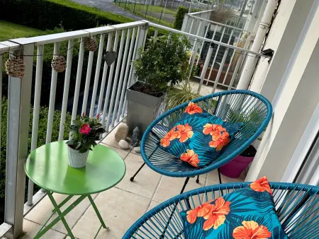 Charmant 2 pièces, balcon, proche centre-ville Cabourg, 4 pers, parking sécurisé - Photo 6
