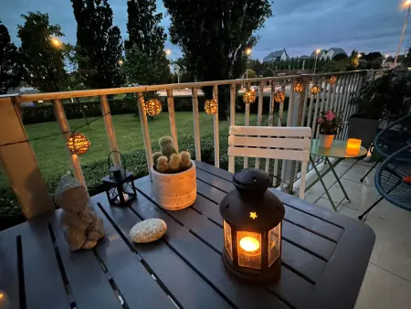 Charmant 2 pièces, balcon, proche centre-ville Cabourg, 4 pers, parking sécurisé - Photo 8