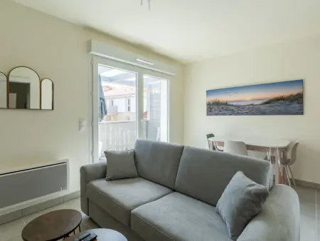 Bel appartement neuf à Mimizan Plage, 400m de l'océan, 2 étoiles, 4 pers, parking, balcon, tout équipé - Photo 2