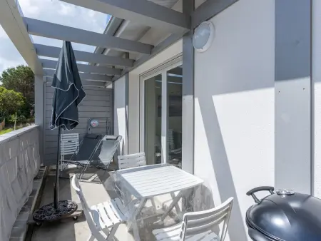 Bel appartement neuf à Mimizan Plage, 400m de l'océan, 2 étoiles, 4 pers, parking, balcon, tout équipé - Photo 10