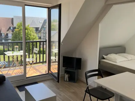 Appartement 2 pièces en bord de mer avec accès direct à la plage de Cabourg, proche Thalassothérapie - Photo 9